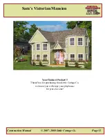 Предварительный просмотр 33 страницы Little Cottage Sara's Victorian Mansion Construction Manual