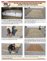 Preview for 2 page of Little Cottage Value Gable Shed Assembly & Instruction Manual