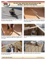 Preview for 11 page of Little Cottage Value Gable Shed Assembly & Instruction Manual