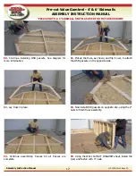 Предварительный просмотр 12 страницы Little Cottage Value Gambrel Assembly & Instruction Manual