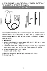 Preview for 2 page of Little Doctor LD Prof-I Instruction Manual