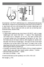 Preview for 3 page of Little Doctor LD Prof-I Instruction Manual