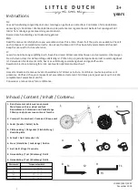 Предварительный просмотр 1 страницы LITTLE DUTCH LD4540 Instruction Manual