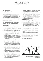 Предварительный просмотр 5 страницы LITTLE DUTCH LD4540 Instruction Manual