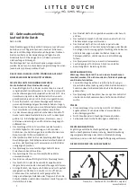 Предварительный просмотр 7 страницы LITTLE DUTCH LD4540 Instruction Manual