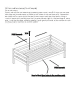 Preview for 5 page of Little Folks Furniture Classic Hi Sleeper Bed HSP003 Manual