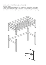 Preview for 7 page of Little Folks Furniture Classic Hi Sleeper Bed HSP003 Manual