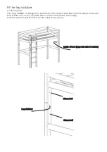 Preview for 10 page of Little Folks Furniture Classic Hi Sleeper Bed HSP003 Manual