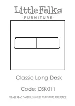 Preview for 12 page of Little Folks Furniture Classic Hi Sleeper Bed HSP003 Manual