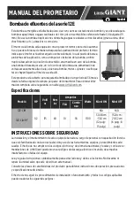 Preview for 9 page of Little Giant 12E Series Owner'S Manual