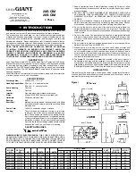 Little Giant 20E-CIM Instruction Sheet предпросмотр