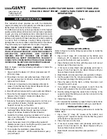 Preview for 1 page of Little Giant DFB30 Quick Start Manual