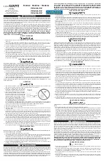 Little Giant PES-300-PW Instruction Sheet предпросмотр