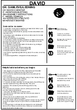 Little Hugs DAVID Assembly Instructions Manual preview