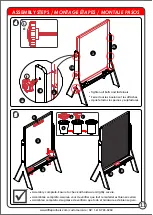 Предварительный просмотр 11 страницы Little Partners CONTEMPO ADJUSTABLE HEIGHT ART EASEL LP0380 Manual