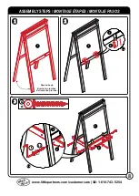 Предварительный просмотр 8 страницы Little Partners LITTLE ARTIST EZ EASEL LP0580 Maintenance Instructions Manual