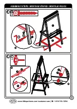 Предварительный просмотр 9 страницы Little Partners LITTLE ARTIST EZ EASEL LP0580 Maintenance Instructions Manual