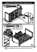 Предварительный просмотр 12 страницы Little Partners MOD TODDLER BED LP9142 R2 Assembly