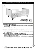 Предварительный просмотр 13 страницы Little Partners MOD TODDLER BED LP9142 R2 Assembly