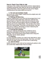 Preview for 11 page of Little Pro Rider JNR Balance Owner'S Manual