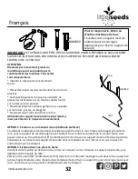 Предварительный просмотр 32 страницы Little Seeds 1648339COM Assembly Manual