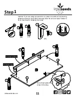 Предварительный просмотр 11 страницы Little Seeds 2340348COM Assembly Manual