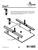 Предварительный просмотр 13 страницы Little Seeds 2340348COM Assembly Manual