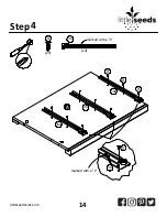 Предварительный просмотр 14 страницы Little Seeds 2340348COM Assembly Manual