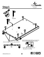 Preview for 8 page of Little Seeds 4231344COM Assembly Manual