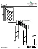 Предварительный просмотр 10 страницы Little Seeds 4395429LS Assembly Manual