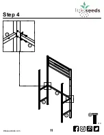 Предварительный просмотр 11 страницы Little Seeds 4395429LS Assembly Manual