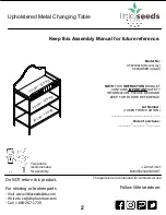 Preview for 2 page of Little Seeds 4562449LS Assembly Manual