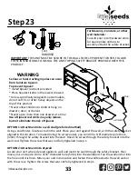 Preview for 33 page of Little Seeds 5714407COM Assembly Manual