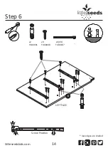 Предварительный просмотр 14 страницы Little Seeds 6666666BRU Assembly Manual