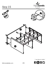 Предварительный просмотр 23 страницы Little Seeds 6666666BRU Assembly Manual