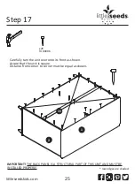 Предварительный просмотр 25 страницы Little Seeds 6666666BRU Assembly Manual