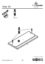 Предварительный просмотр 26 страницы Little Seeds 6666666BRU Assembly Manual