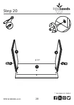 Предварительный просмотр 28 страницы Little Seeds 6666666BRU Assembly Manual