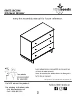 Предварительный просмотр 2 страницы Little Seeds 6807218COM Assembly Manual