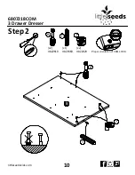 Предварительный просмотр 10 страницы Little Seeds 6807218COM Assembly Manual