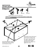 Предварительный просмотр 19 страницы Little Seeds 6807218COM Assembly Manual