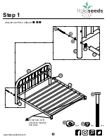 Предварительный просмотр 10 страницы Little Seeds 6808096COM Assembly Manual