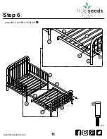 Предварительный просмотр 15 страницы Little Seeds 6808096COM Assembly Manual