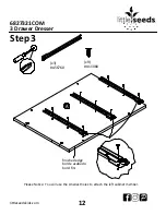 Предварительный просмотр 12 страницы Little Seeds 6827321COM Assembly Manual