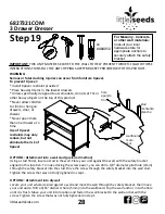 Предварительный просмотр 28 страницы Little Seeds 6827321COM Assembly Manual