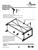 Предварительный просмотр 23 страницы Little Seeds 6828321COM Assembly Manual & User Manual