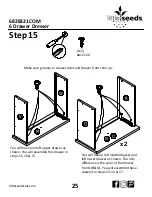 Предварительный просмотр 25 страницы Little Seeds 6828321COM Assembly Manual & User Manual