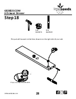 Предварительный просмотр 28 страницы Little Seeds 6828321COM Assembly Manual & User Manual