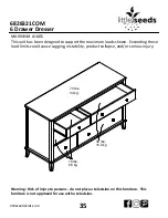 Предварительный просмотр 35 страницы Little Seeds 6828321COM Assembly Manual & User Manual