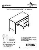 Предварительный просмотр 2 страницы Little Seeds 6829334COM Assembly Manual